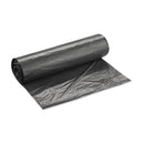 Inteplast High-Density Interleaved Commercial Can Liners, 60 Gal, 16 Microns, 43" X 48", Black, 200/Carton - IBSS434816K