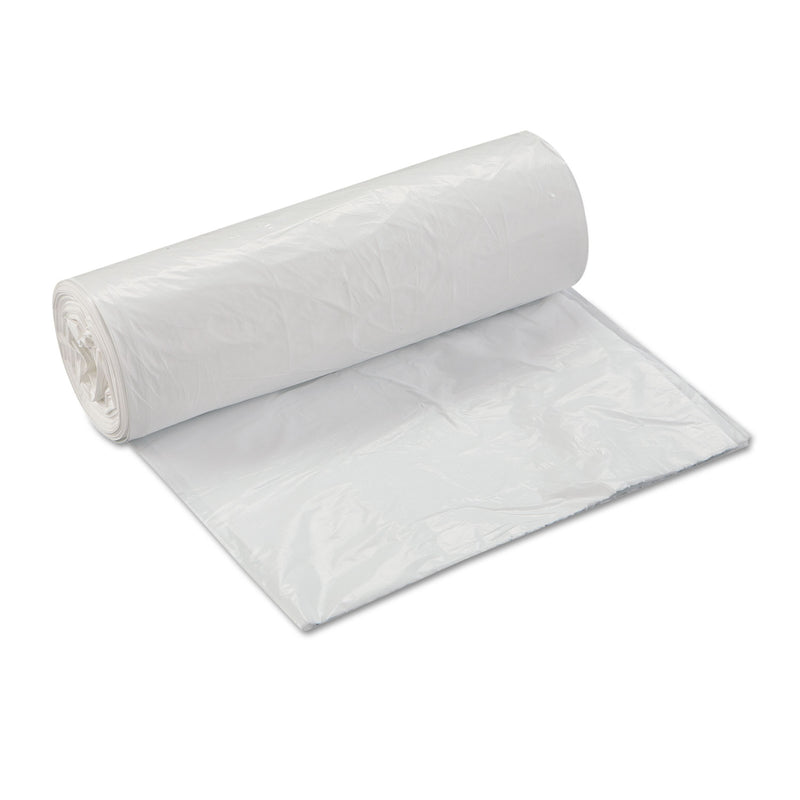 Inteplast Low-Density Commercial Can Liners, 30 Gal, 0.7 Mil, 30" X 36", White, 200/Carton - IBSSL3036XHW2