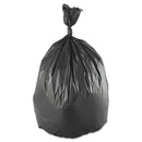 Inteplast Low-Density Commercial Can Liners, 60 Gal, 1.4 Mil, 38" X 58", Black, 100/Carton - IBSSLW3858SHK