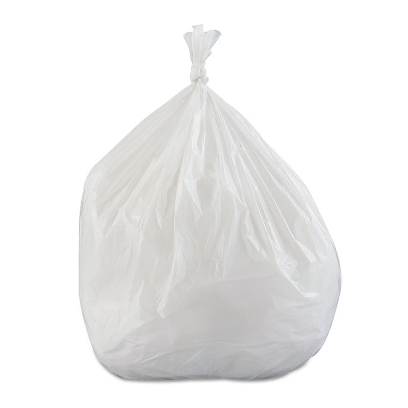 Inteplast Low-Density Commercial Can Liners, 30 Gal, 0.7 Mil, 30" X 36", White, 200/Carton - IBSSL3036XHW2
