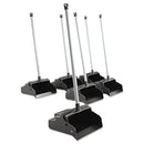 Impact Lobbymaster Plastic Dust Pan, 12W X 37H, Black Pan/White Handle - IMP2600
