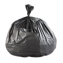 Inteplast High-Density Commercial Can Liners, 60 Gal, 22 Microns, 43" X 48", Black, 150/Carton - IBSS434822K