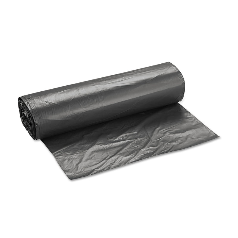 Inteplast High-Density Interleaved Commercial Can Liners, 45 Gal, 16 Microns, 40" X 48", Black, 250/Carton - IBSS404816K