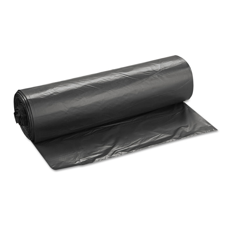Inteplast High-Density Commercial Can Liners Value Pack, 60 Gal, 19 Microns, 43" X 46", Black, 150/Carton - IBSVALH4348K22
