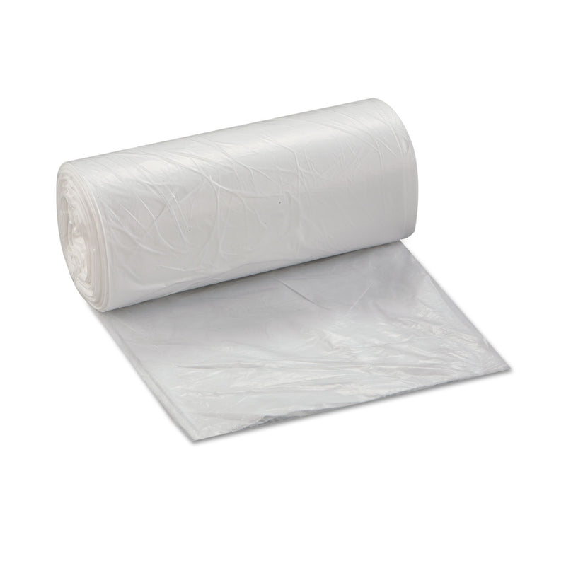 Inteplast Low-Density Commercial Can Liners, 16 Gal, 0.35 Mil, 24" X 33", Clear, 1,000/Carton - IBSSL2433LTN