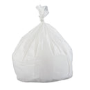 Inteplast Low-Density Commercial Can Liners, 33 Gal, 0.8 Mil, 33" X 39", White, 150/Carton - IBSSL3339XHW