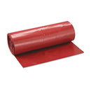Inteplast Low-Density Commercial Can Liners, 45 Gal, 1.3 Mil, 40" X 46", Red, 100/Carton - IBSSL4046R