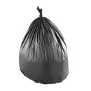 Inteplast High-Density Commercial Can Liners, 60 Gal, 22 Microns, 38" X 60", Black, 150/Carton - IBSS386022K