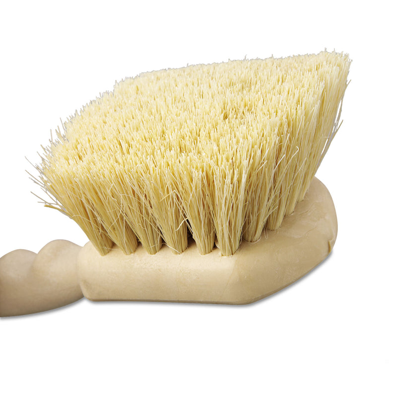 Boardwalk Utility Brush, Tampico Fill, 8 1/2" Long, Tan Handle - BWK4208