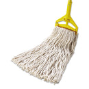 Rubbermaid Cotton/Synthetic Cut-End Blend Mop Head, 24Oz, 1" Band, White, 12/Carton - RCPF51812WHI