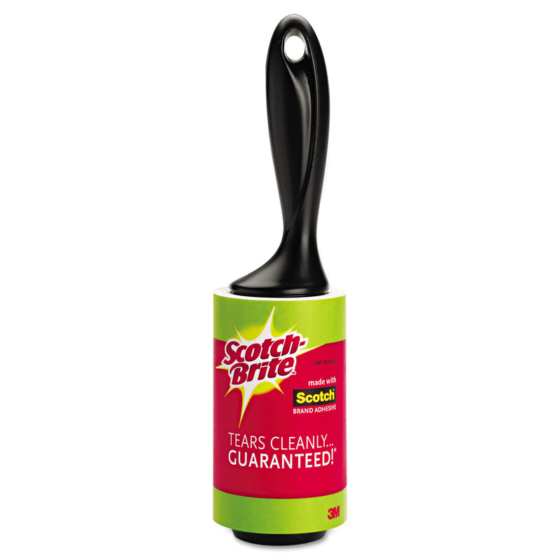 Scotch-Brite Lint Roller, Heavy-Duty Handle, 30 Sheets/Roller - MMM836RS30