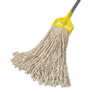 Rubbermaid Premium Eight-Ply Cut-End Cotton Wet Mop Head, 24Oz, White, 12/Carton - RCPF21800