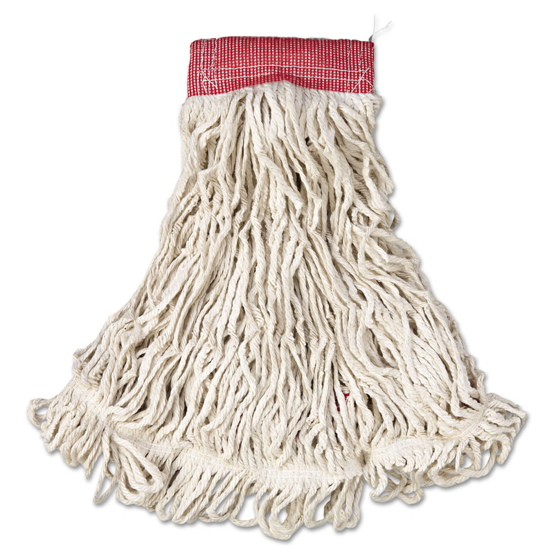 Rubbermaid Web Foot Wet Mop, Cotton/Synthetic, White, Large, 5
