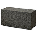 Boardwalk Grill Brick, 8 X 4, Black, 12/Carton - BWKGB12PC