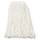 Boardwalk Premium Cut-End Wet Mop Heads, Rayon, 16Oz, White, 12/Carton - BWK216RCT