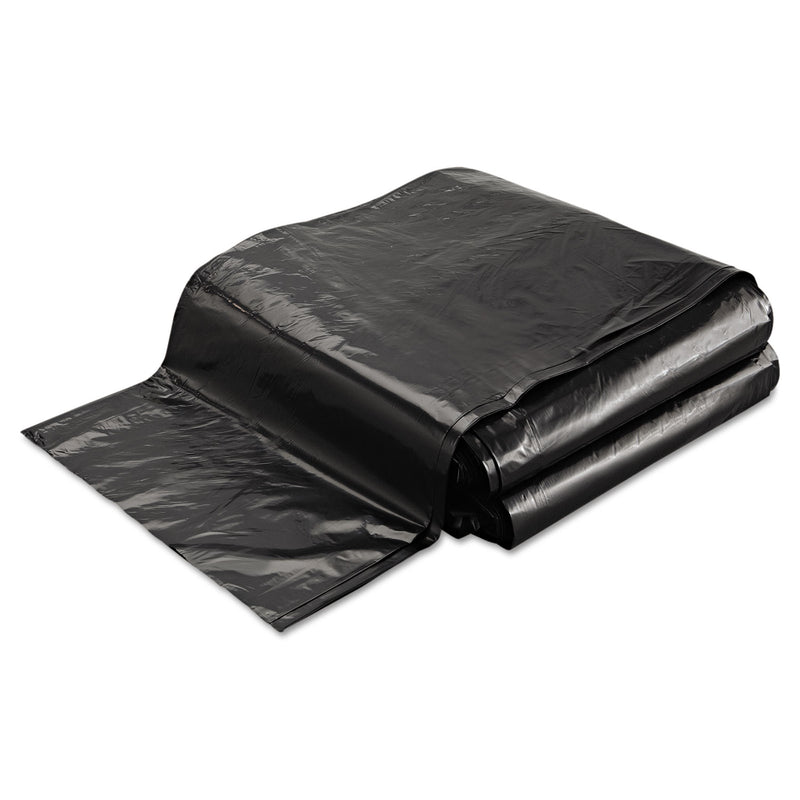 FlexSol Low Density Economy Ecosac, 45 Gal, 1 Mil, 40" X 48", Black, 100/Carton - ESXECO48H