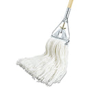 Boardwalk Premium Cut-End Wet Mop Heads, Rayon, 16Oz, White, 12/Carton - BWK216RCT