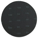 Boardwalk Sanding Screens, 20" Diameter, 120 Grit, Black, 10/Carton - BWK502012010