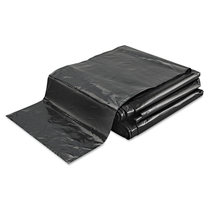 FlexSol Low Density Economy Ecosac, 56 Gal, 1.16 Mil, 43" X 48", Black, 100/Carton - ESXECO47XH
