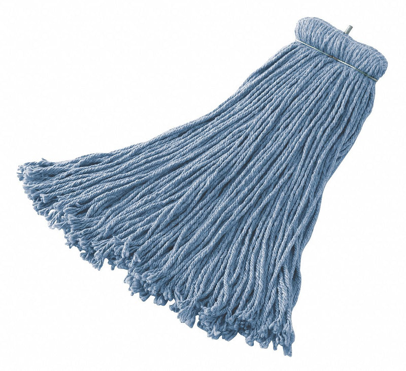 Rubbermaid Clamp Synthetic String Wet Mop Head, Blue - FGF56600BL00