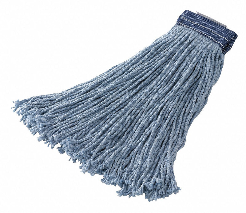Rubbermaid Clamp Synthetic String Wet Mop Head, Blue - FGF55700BL00