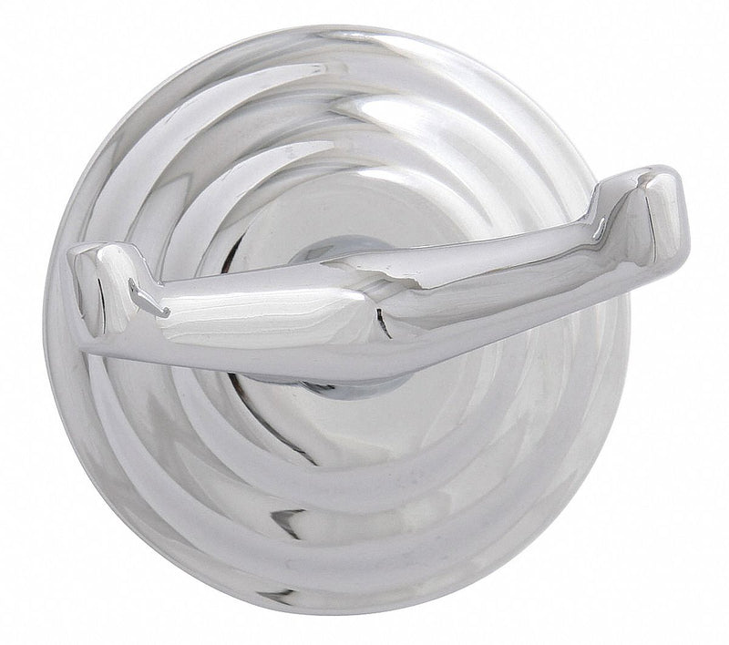 Top Brand Overall Height 2 3/4 in, Overall Depth 2 3/8 in, Polished Chrome, Bathroom Hook - 1571365