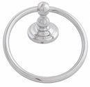 Top Brand 7-3/4"H x 3-3/8"D Polished Chrome Towel Ring, Brentwood Collection - 1572096