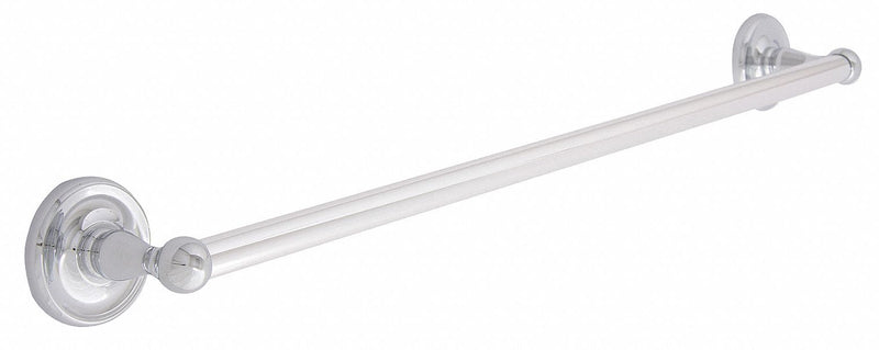 Top Brand 18"L Polished Chrome Zamac Towel Bar, Maxwell Collection - 2198121