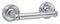 Top Brand Toilet Paper Holder, Maxwell, Double Post, (1) Roll, Polished - 2194469