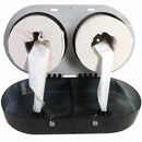 Georgia-Pacific Toilet Paper Dispenser, SofPull(R), Smoke, Center Pull, (2) Rolls Dispenser Capacity, Plastic - 56509