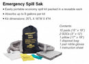 Brady Spill Kit/Station, Bag, Oil-Based Liquids, 9 gal - SKO-SAK