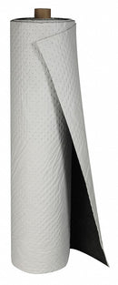 Brady 80 ft Absorbent Roll, Fluids Absorbed: Oil-Based Liquids, Heavy, 39 gal, 1 EA - TM58