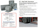Brady 300 ft Absorbent Roll, Fluids Absorbed: Universal, Medium, 32 gal, 1 EA - HT153