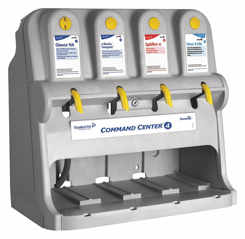Diversey Chemical Mixing Dispenser, Number of Chemicals Dispensed: 4, Fills Bottles, Buckets - D5055748