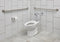 American Standard Elongated, Floor, Flush Valve, Toilet Bowl, 1.28 to 1.6 Gallons per Flush - 2599001.02