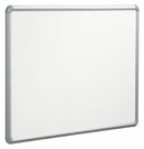 MooreCo Gloss-Finish Steel Dry Erase Board, Wall Mounted, 48 inH x 48 inW, White - 219PD