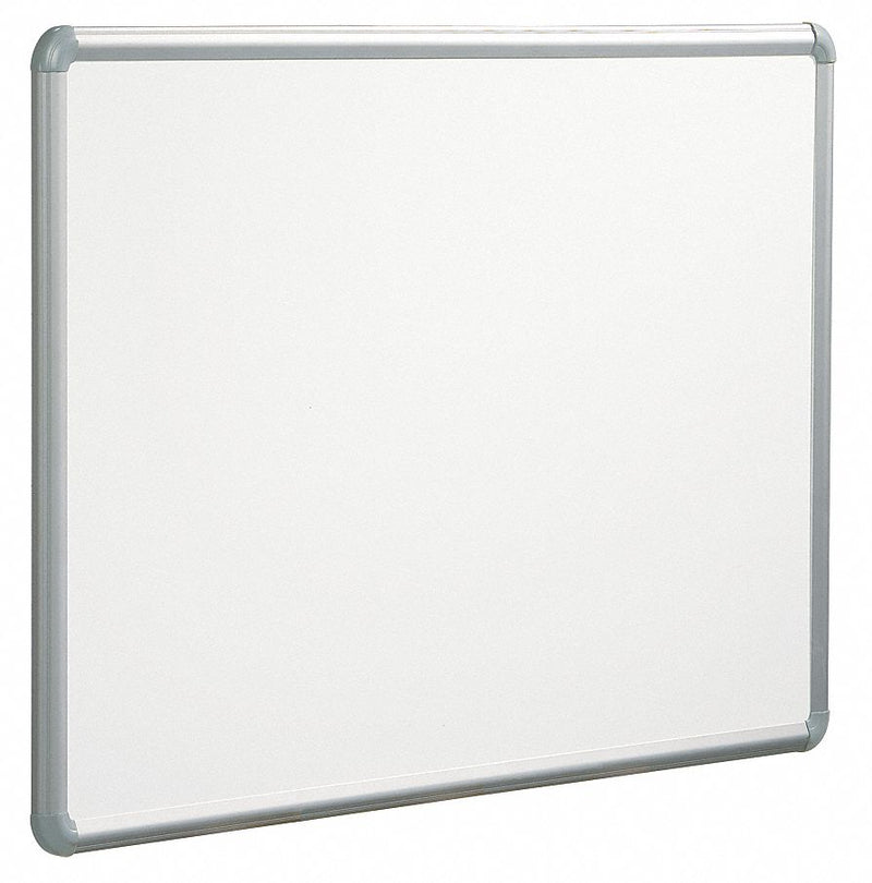 MooreCo Gloss-Finish Steel Dry Erase Board, Wall Mounted, 48 inH x 72 inW, White - 219PG