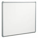 MooreCo Gloss-Finish Steel Dry Erase Board, Wall Mounted, 48"H x 96"W, White - 219PH