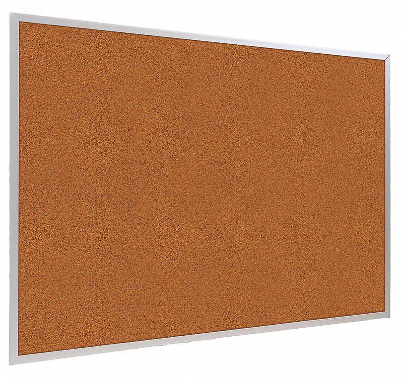 MooreCo Push-Pin Bulletin Board, Splash Cork, 48 inH x 72 inW, Red - 300AG-93