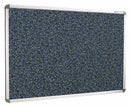 MooreCo Push-Pin Bulletin Board, Recycled Rubber, 48"H x 72"W, Blue - 321RG-97