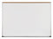 MooreCo Gloss-Finish Porcelain Dry Erase Board, Wall Mounted, 24"H x 36"W, White - E2H2AB