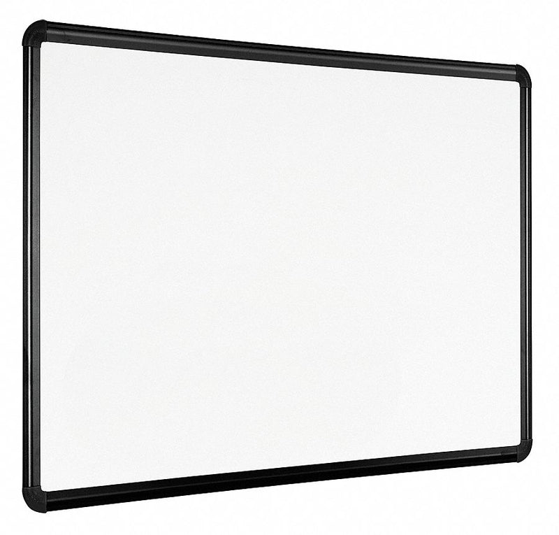 MooreCo Gloss-Finish Porcelain Dry Erase Board, Wall Mounted, 36 inH x 48 inW, White - E2H2PC-T1