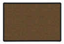 MooreCo Push-Pin Bulletin Board, Splash Cork, 48 inH x 48 inW, Black - E300PD-T1