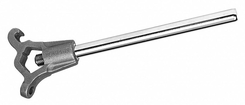 Elkhart Brass Spanner Wrench, Up to 3-1/2 Rocker/Lug Pin Coupling, 11-1/2  Length - T-464, Fire Protection Equipment