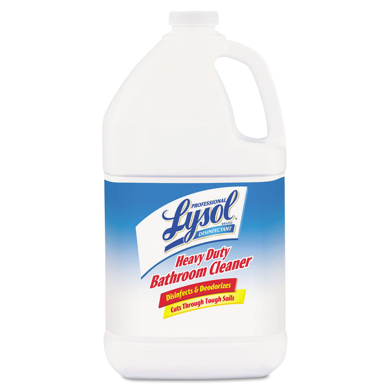 Lysol Disinfectant Heavy-Duty Bathroom Cleaner Concentrate, 1 Gal Bottles, 4/Carton - RAC94201CT