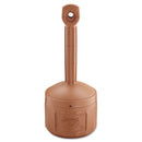 Justrite Smokers Cease-Fire Cigarette Butt Receptacle, 16 Qt, Terra Cotta - JUS26800T