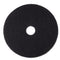 3M Low-Speed Stripper Floor Pad 7200, 15" Diameter, Black, 5/Carton - MMM08377