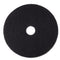 3M Low-Speed Stripper Floor Pad 7200, 24" Diameter, Black, 5/Carton - MMM08386