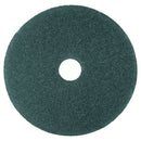 3M Low-Speed High Productivity Floor Pads 5300, 18" Diameter, Blue, 5/Carton - MMM08411