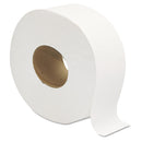 GEN Jumbo Jrt Bath Tissue, Septic Safe, 2-Ply, White, 3 1/4" X 720 Ft, 12 Rolls/Carton - GEN202